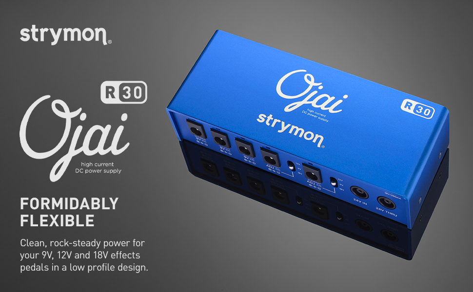 Amazon.com: Strymon Ojai R30 Expandable High Current Guitar Pedal
