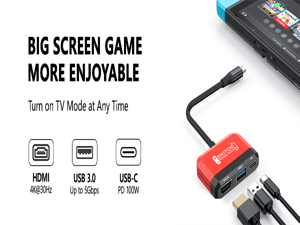 Amazon.com: GKEAPZA Switch Dock for Nintendo Switch/OLED Switch,3