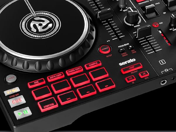 Amazon.co.jp: Numark DJコントローラー 2デッキ タッチセンサー搭載