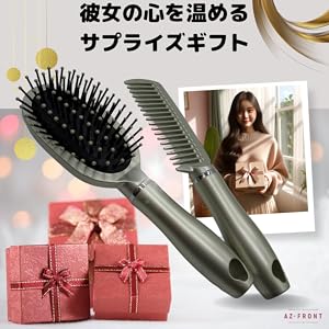 Amazon | AZ-FRONT 誕プレ 女性向け くし エアクッションコーム スリム
