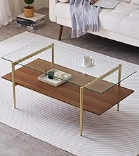 Amazon.com: LumFurn Rectangle Coffee Table, Mid-Century Modern