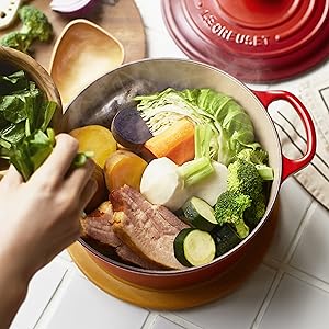 Amazon.co.jp: ル・クルーゼ(Le Creuset) 鋳物 ホーロー 鍋 両手鍋 鉄