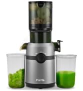 Amazon.co.jp: Fretta ジューサー 10.8cm広い投入口 1L大容量 スロー