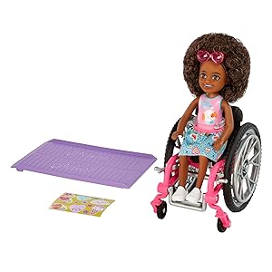 Amazon.com: Barbie Chelsea Doll & Wheelchair with Moving Wheels