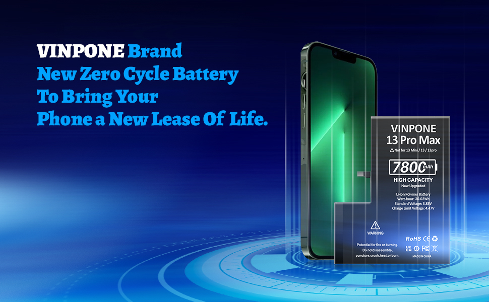 Amazon.com: SHENMZ Battery for iPhone 13 Pro Max, (2026 New