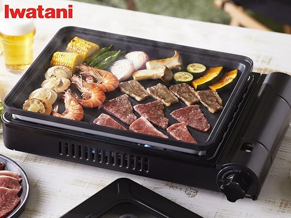Amazon | イワタニ Iwatani 岩谷 カセットガス ホットプレート 焼き