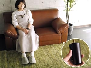 Amazon｜North Orange 2人掛け レザー ソファー シンプルレザーソファ