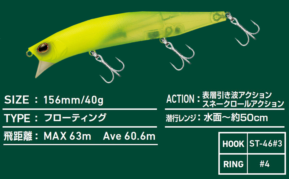 Amazon.co.jp: ダイワ(DAIWA) シーバス ミノー モアザン モンスター