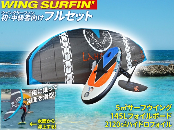 Amazon | eモンズ ウイングサーフィン 145Lセット 初・中級者 【 3点