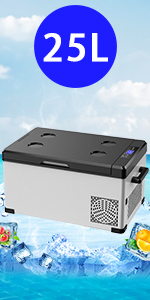 Amazon.co.jp: Sumeriy 車載冷蔵庫 18L -20℃～20℃ 急速冷凍 2WAY電源