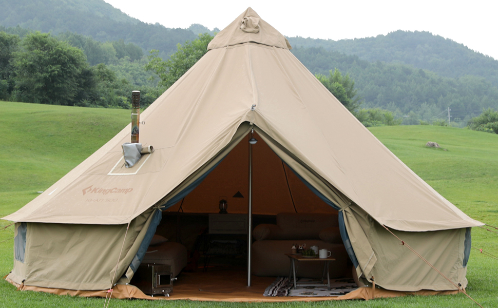 新品未使用/KingCamp ベルテント 5~10人用 新品未使用/KingCamp