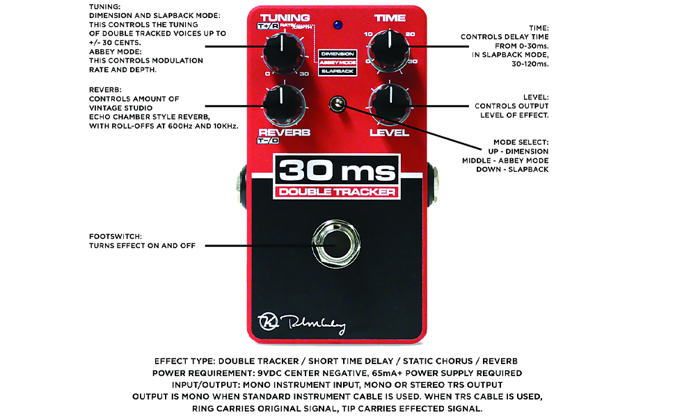 Amazon.com: Keeley 30ms Double Tracker Pedal : Musical Instruments