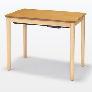 Amazon | 無印良品 デスクこたつ ナチュラル 幅90×奥行55×高さ72cm MJ