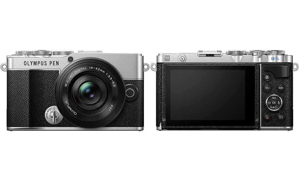 Amazon.co.jp: OLYMPUS PEN E-P7 14-42mm EZ Lens Kit, Silver