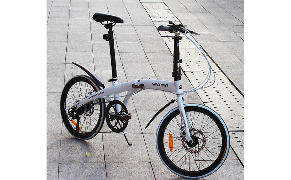 Amazon | ハチコHACHIKO高炭素鋼折り畳み自転車 7段変速 20インチ[98