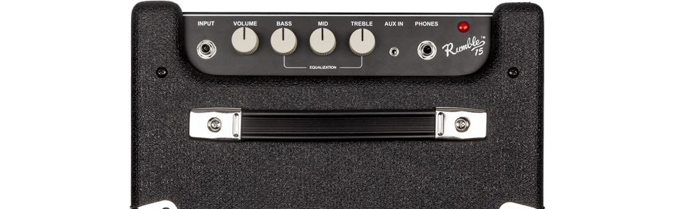 Amazon.com: Fender Rumble 15 V3 Bass Amp for Bass Guitar, 15 Watts
