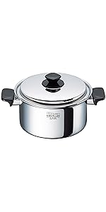 Amazon｜ビタクラフト 浅型 両手 鍋 ウルトラ 3.0L 25.5cm 9522｜両手
