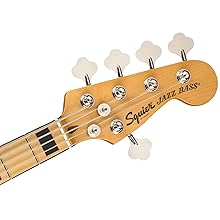 Amazon.com: Squier Classic Vibe 70s 5-String Jazz Bass, Natural