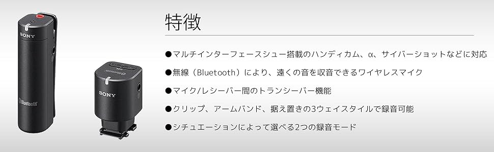 Amazon.co.jp: SONY(ソニー) ワイヤレスマイクロホン ECM-W1M C : 家電