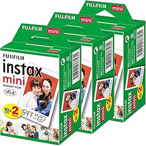 Amazon | チェキフイルム instax mini インスタックスミニ 2P×3 計60枚
