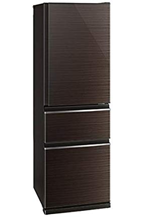 Amazon.co.jp: 三菱電機 365L 3ドア右開き冷蔵庫(グロッシーブラウン