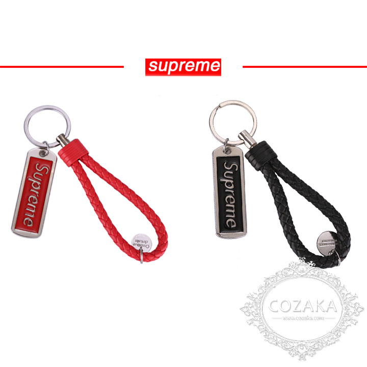 シュプリーム キーホルダー 可愛い ブランド supreme キーリング ペア向け