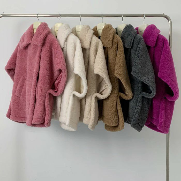 一部即納 7color WOOL ALPACA ケープ ポンチョ コート | LiLiRena