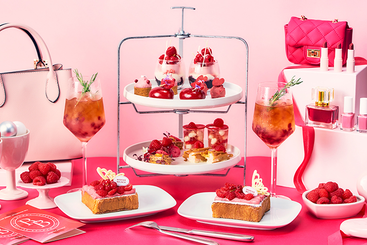 Raspberry Afternoon tea〜ラズベリークリームと赤桃ソースの
