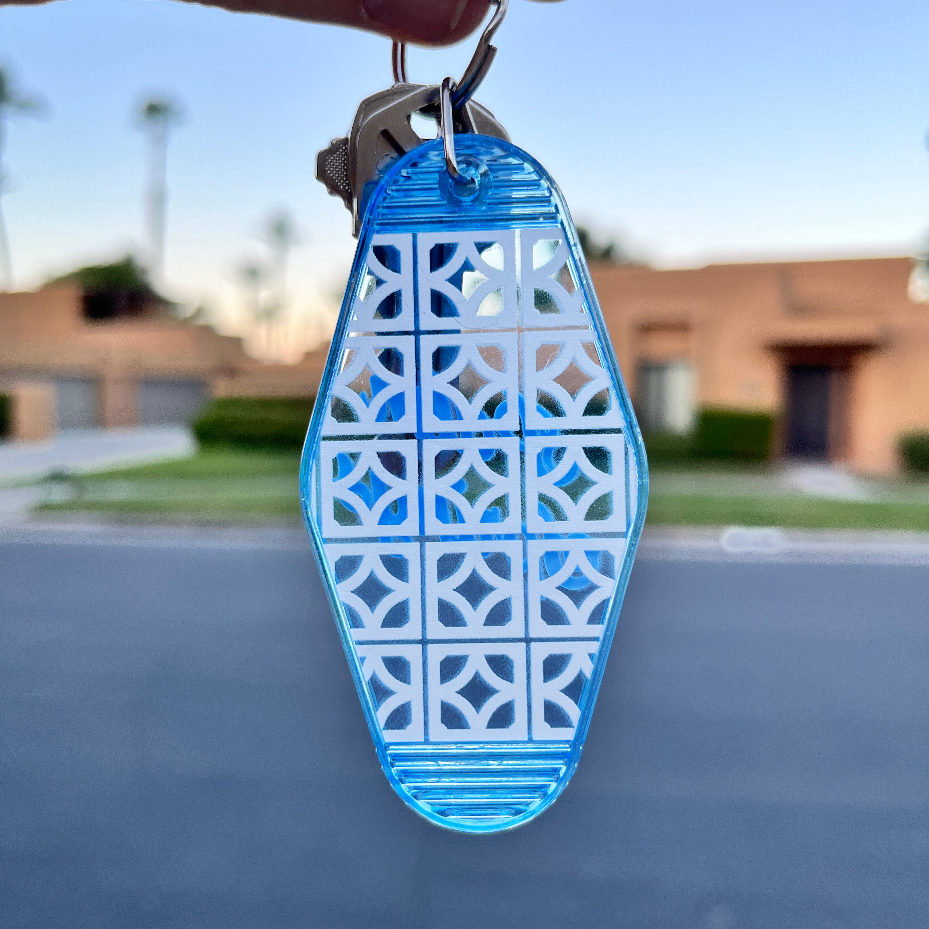 Palm Springs Motel keychain – Minty's Design
