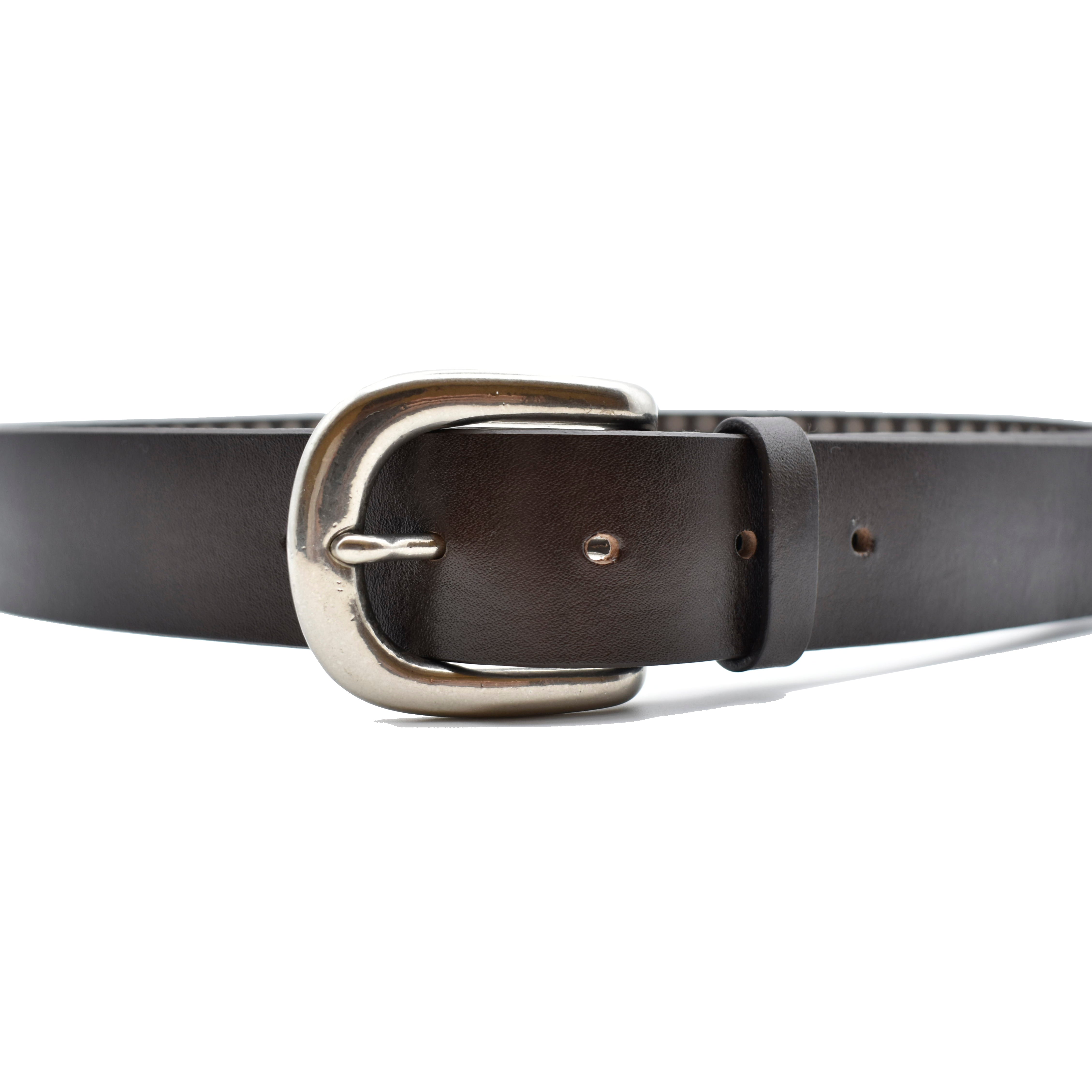 Double Studs Leather Belt – MINEDENIM