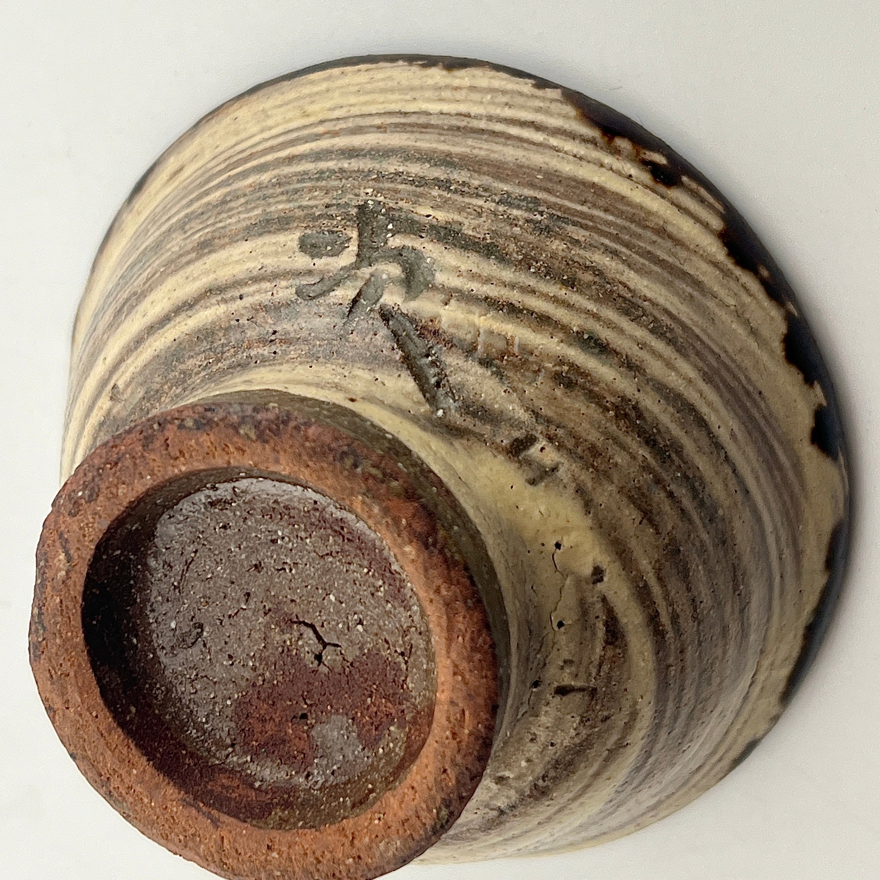 壺屋焼 人間国宝 金城次郎作 魚文ぐい呑 – 生活民芸 なかむた