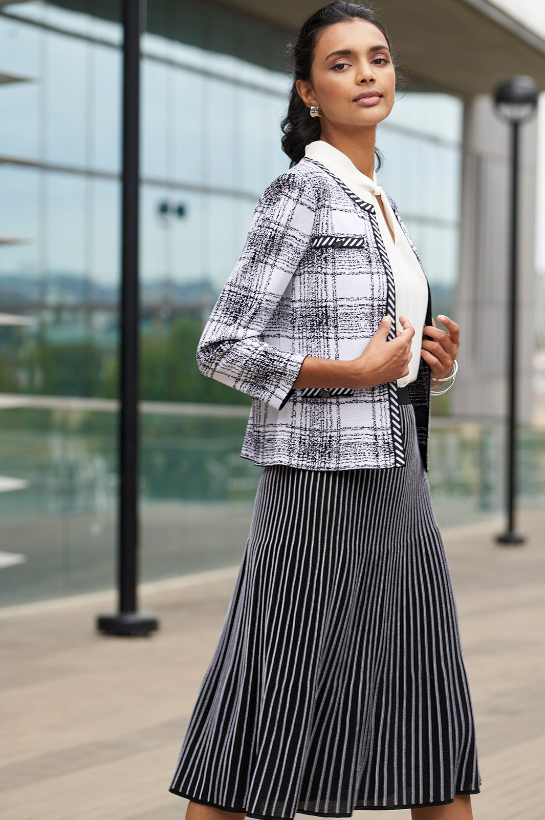 スカート S ANDMARY Mia check skirt AM1300 M ANDMARY Mia check