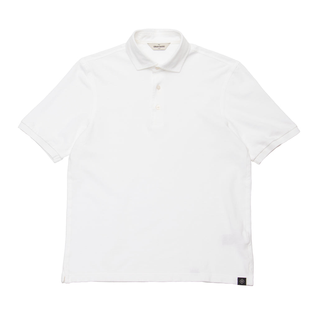 鹿の子 製品染め ポロシャツ S/SLV ホワイト – MINIMAL WARDROBE