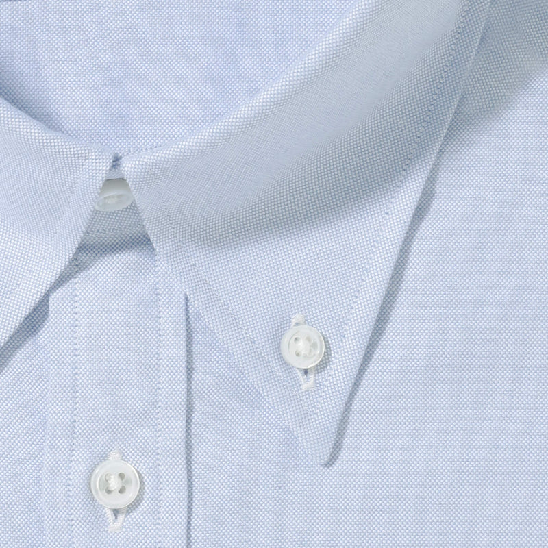 MMW限定】干場別注ボタンダウンシャツ サックスブルー – MINIMAL WARDROBE