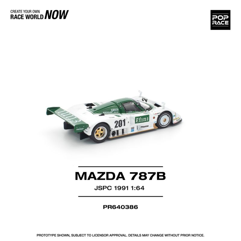 Pre-Order) Pop Race Mazda 787B JSPC 1991 (April2026) - Mini Toys World
