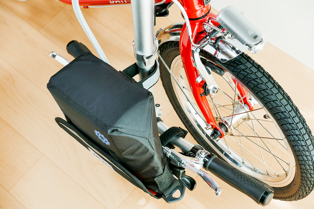 ダホンD-Zeroのハンドルにフロントバッグを装着してみた - MINI VELO