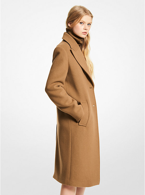 EXTRM-FIT Melton Wool Coat pryシュウト Wool Melton Oversized Coat