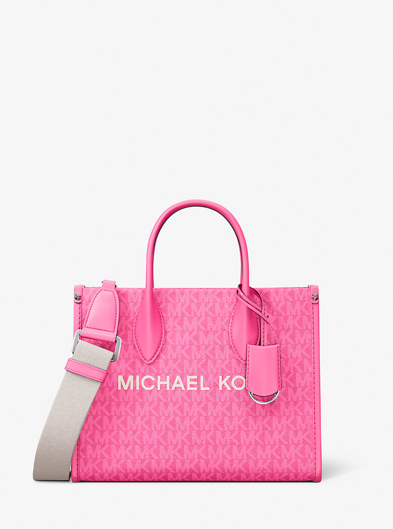 Mirella Small Signature Logo Crossbody Bag in DRAGONFRUIT - Sale