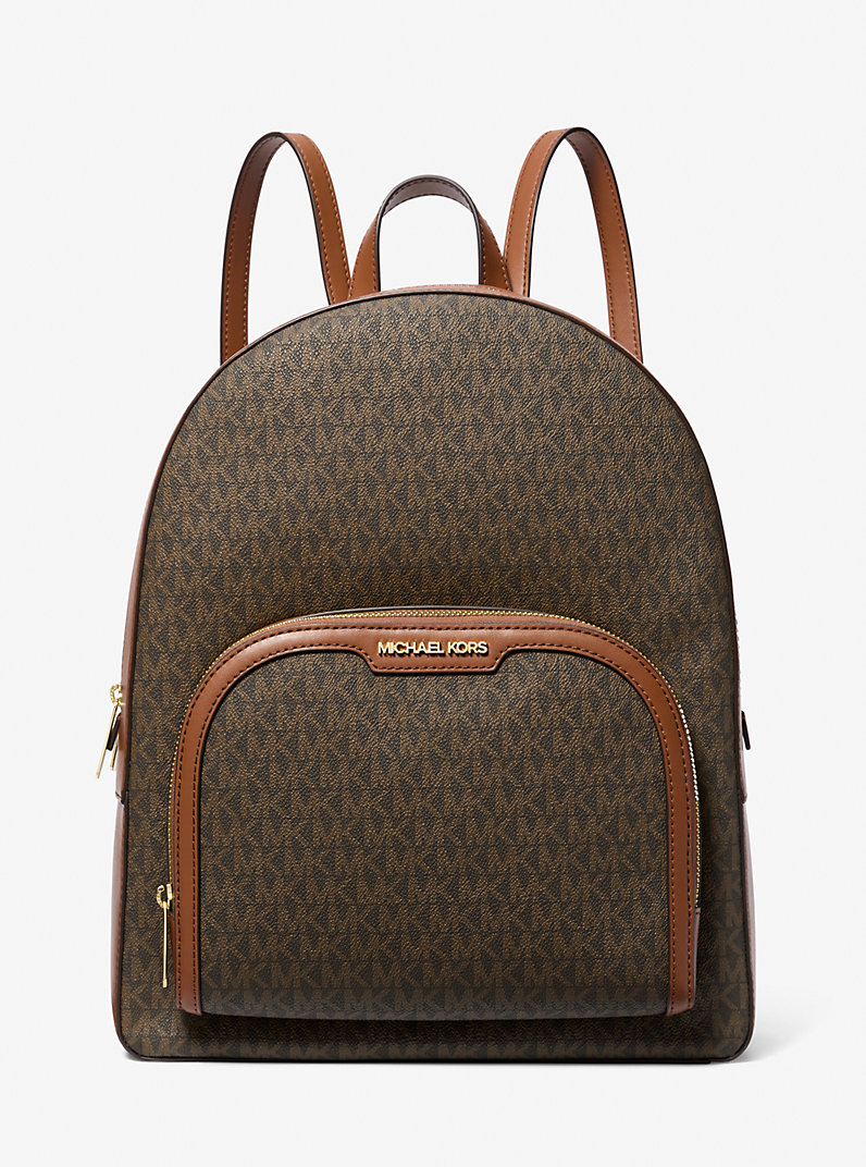 Jaycee Large Logo Backpack in BROWN - Sale | Michael Kors [US]