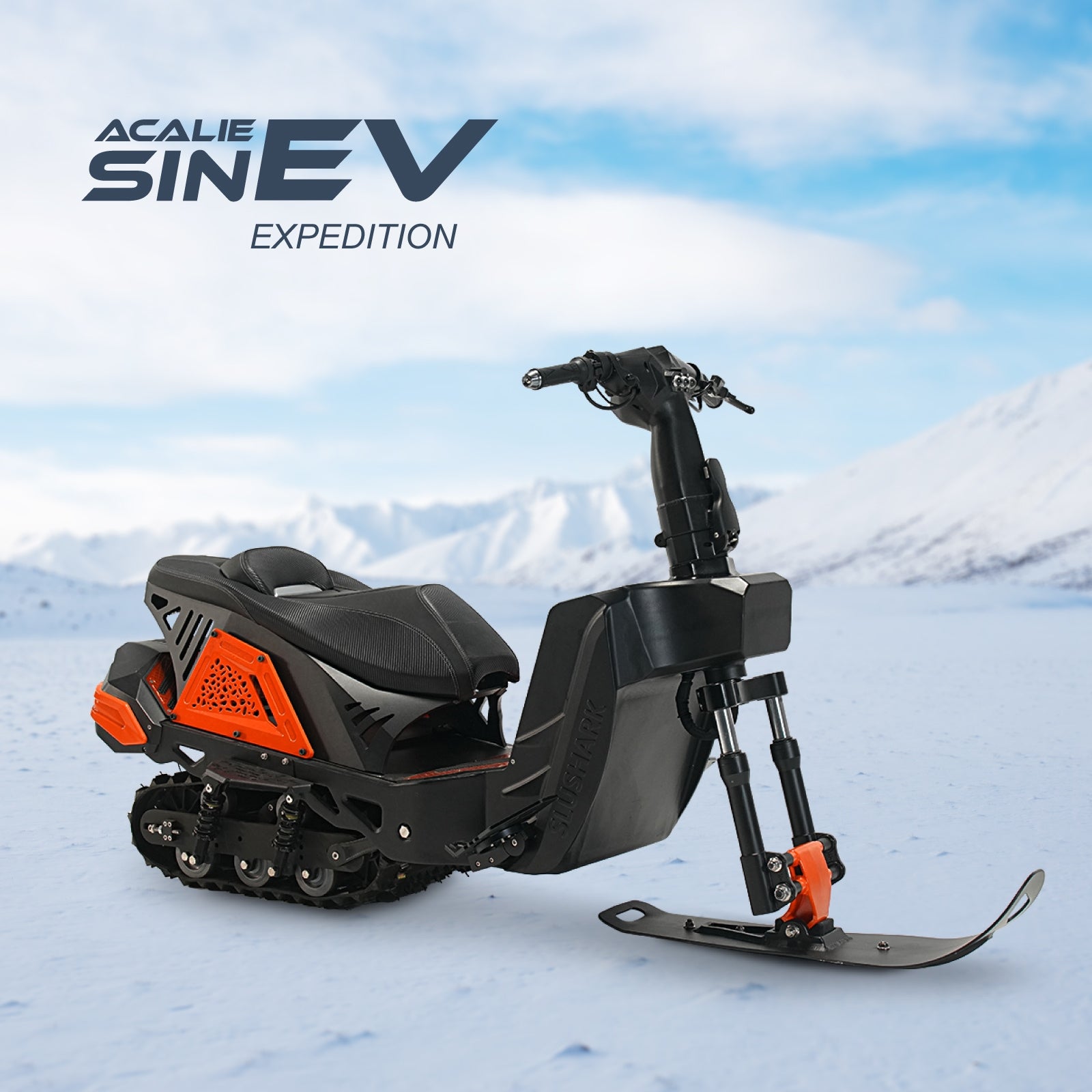 電動スノーバイク スノーモービル SIN EV 座り乗りモデル / 立ち乗り