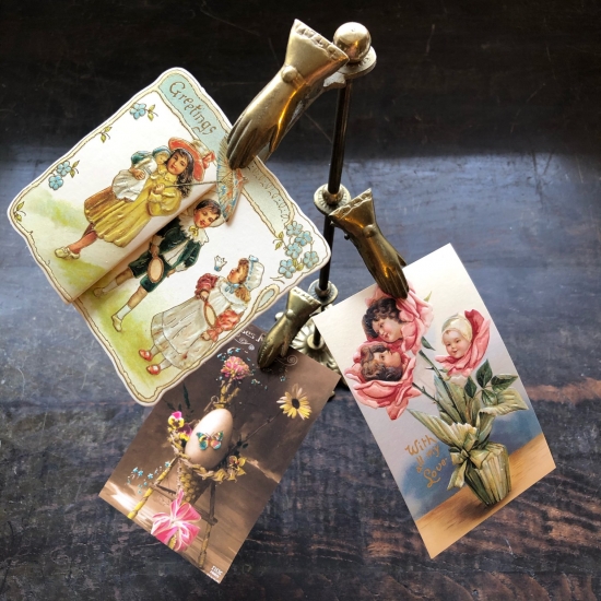 真鍮ハンドクリップスタンド