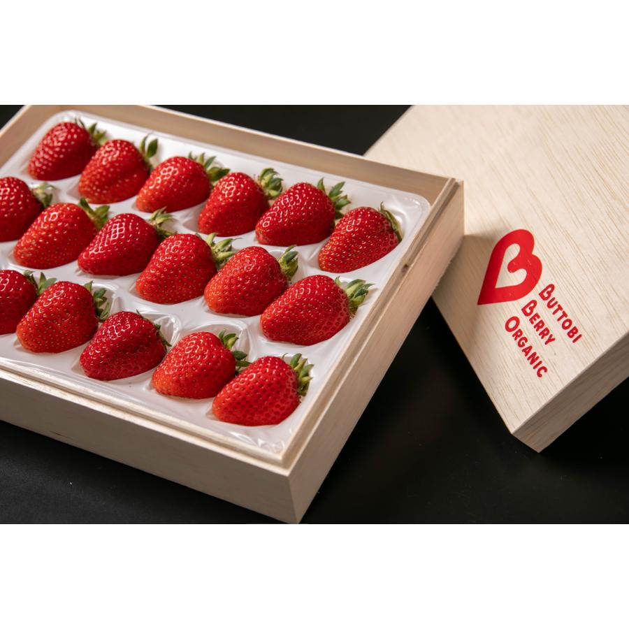 BUTTOBI BERRY ORGANIC ＞とくしまオーガニックいちご（中粒）・桐