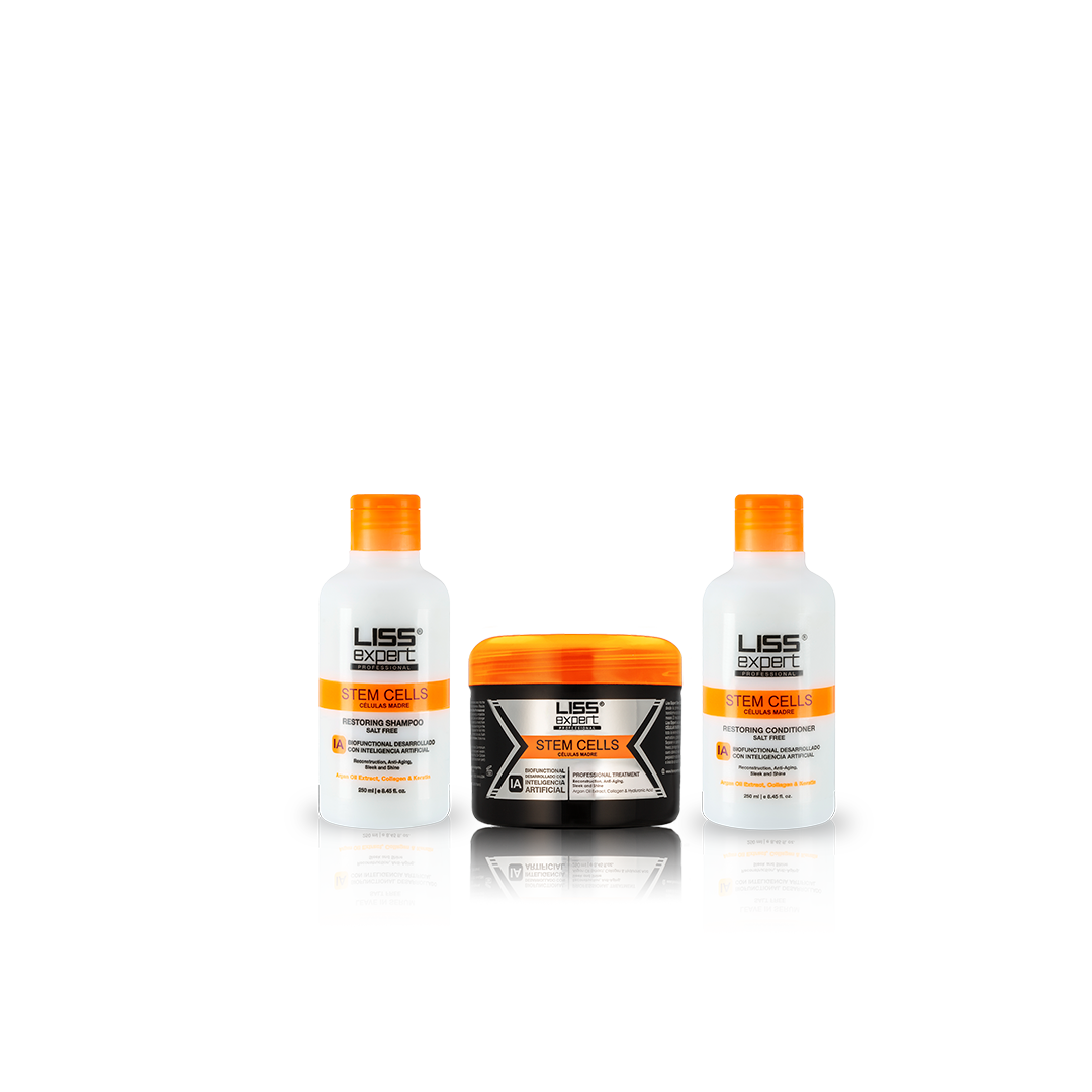 Liss Expert Stem Cells (8.45 oz) + Shampoo + Conditioner - MiaMon