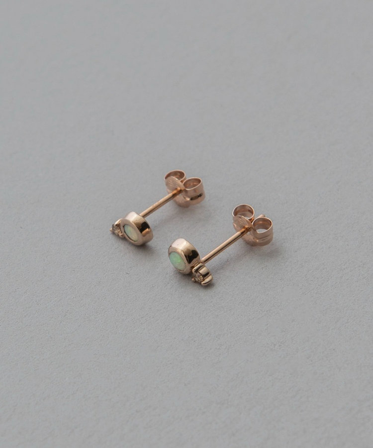 K10MPG オパール ブラウンダイヤモンド ピアス（771483） ｜ women