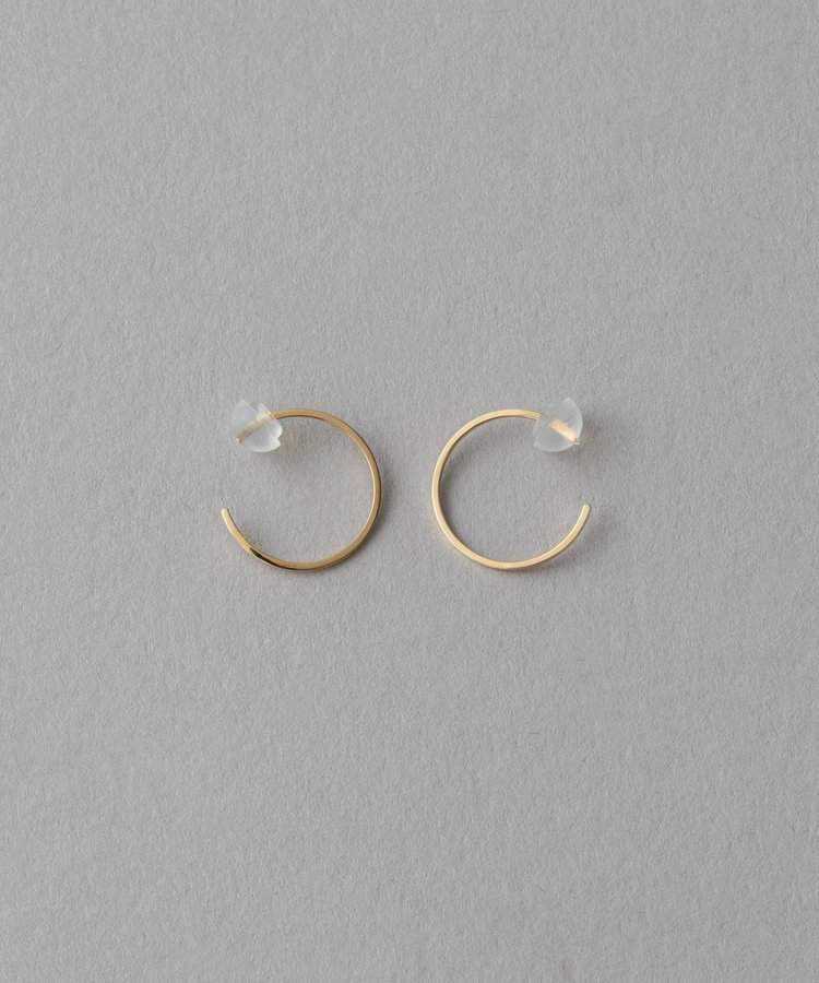 ONLINE Limited] K10YG フープピアス S（771519） ｜ women