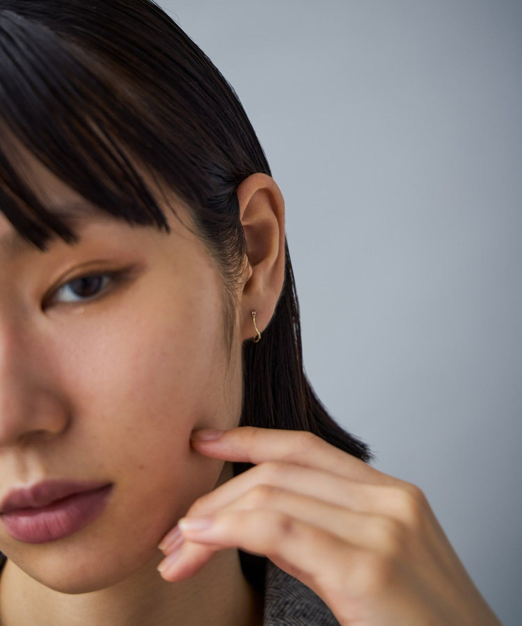 K10YG フープピアス ツイスト（037699） ｜ women（ウィメンズ