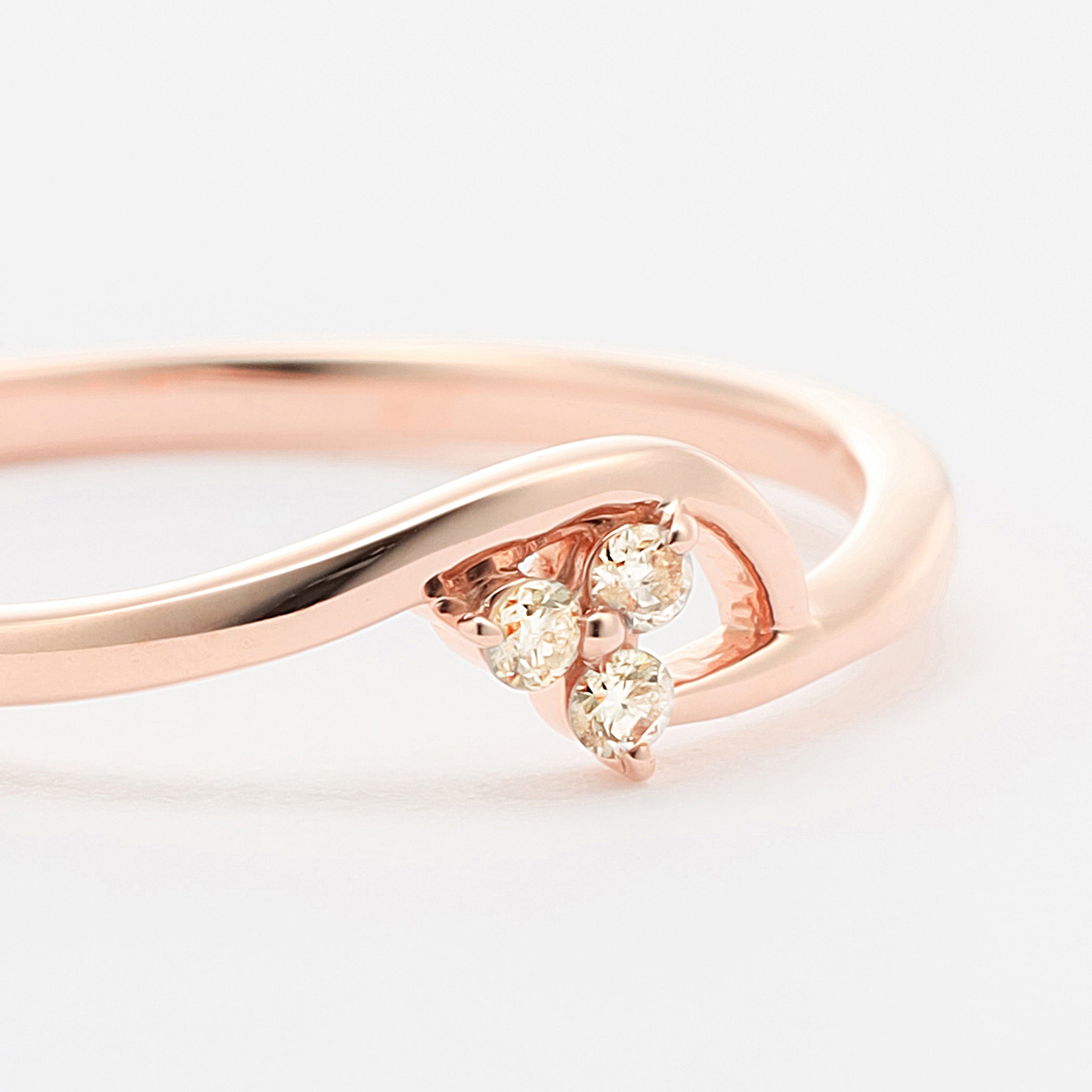 K10 ピンクゴールド ダイヤモンド リング – Milluflora | ミルフローラ