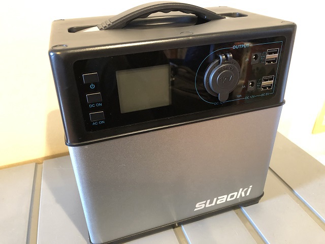 ポータブル電源Suaoki PS5Bをキャンプで使ってきました | ファミリー