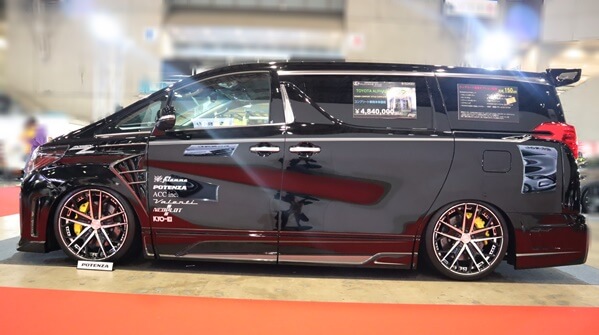 ヴェルファイア(30系)の22インチのサイズは？インチアップはできる