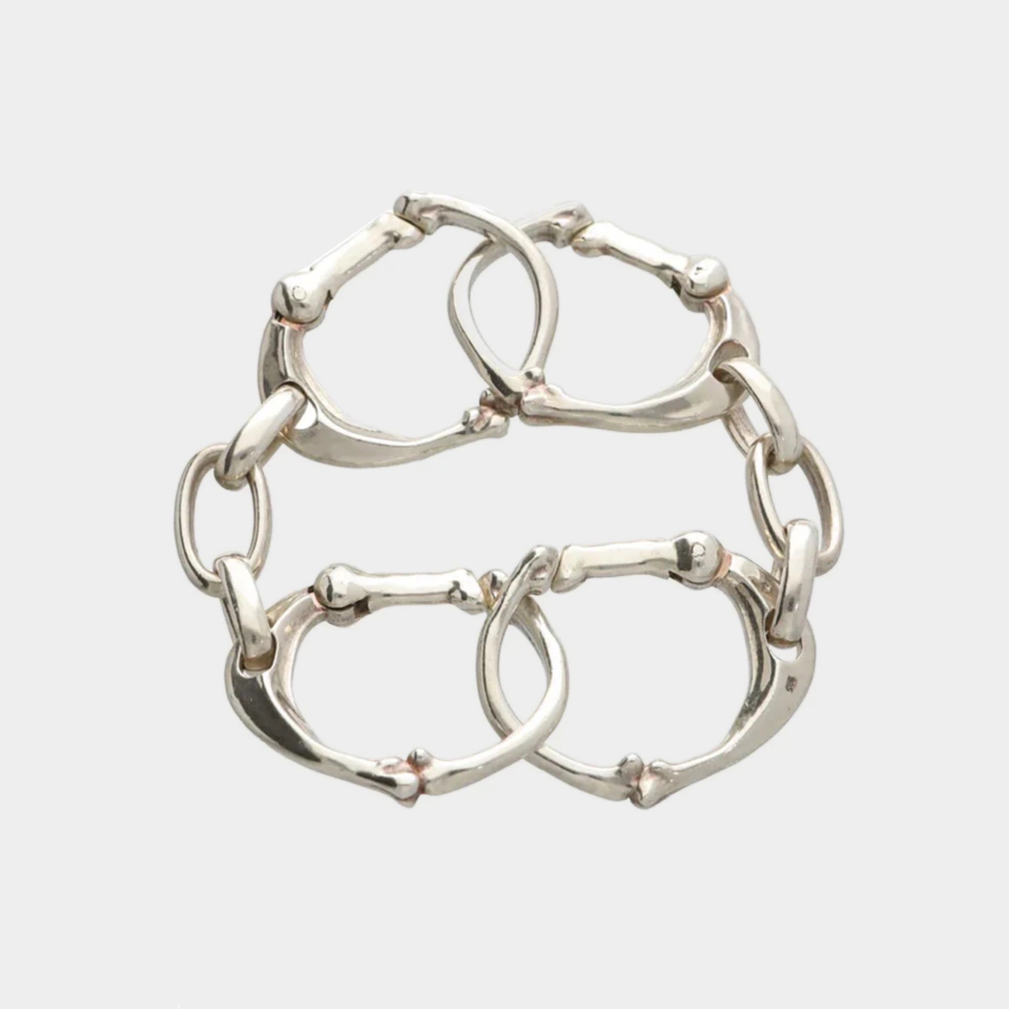 TAKAHIROMIYASHITA TheSoloist.】Bone Shaped Carabiner Bracelet.-L